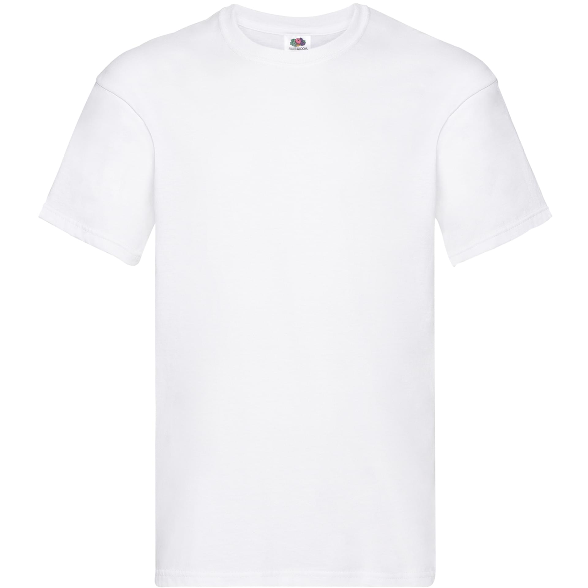 Tee-shirt personnalisé Original T fruit of the loom blanc