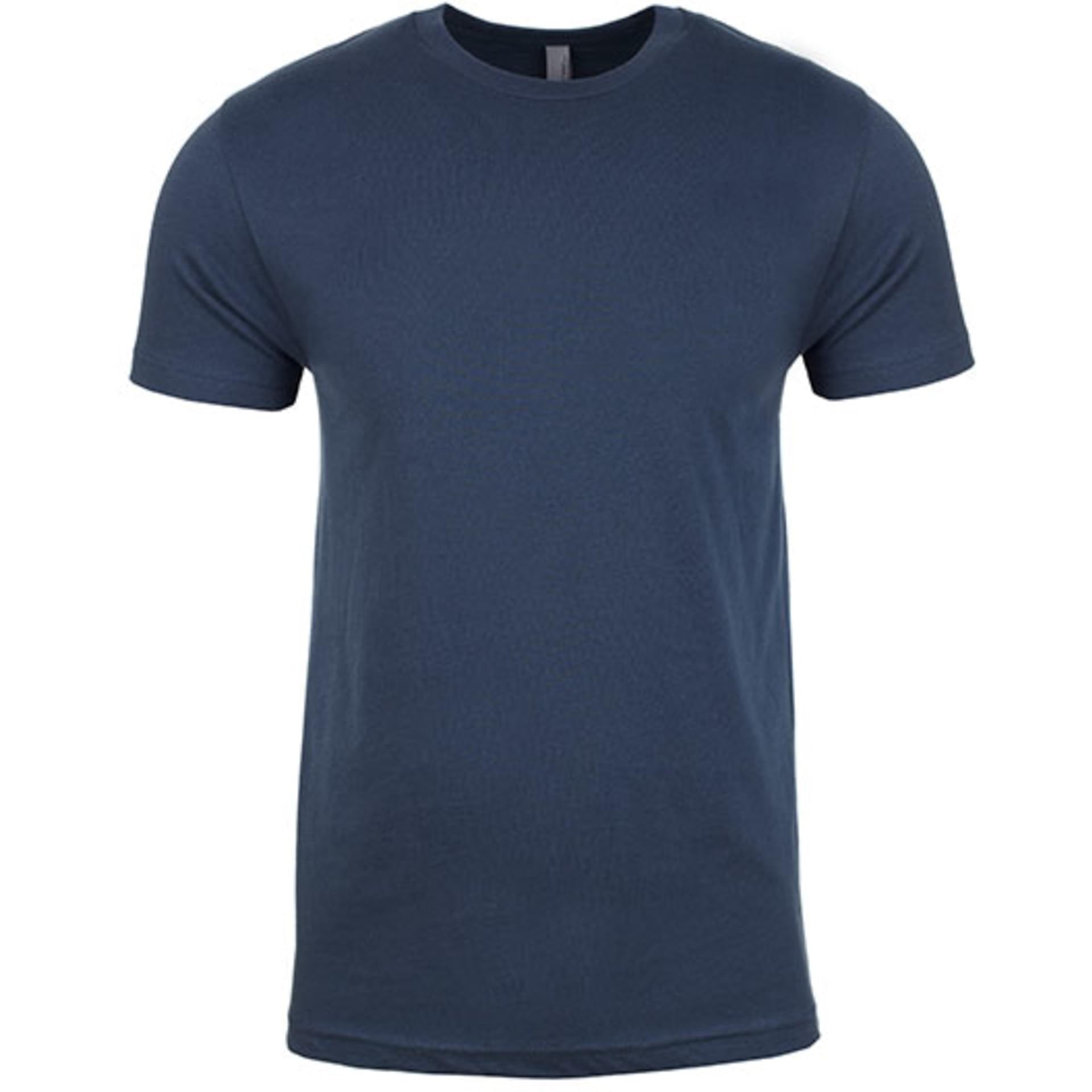 Tee Shirt Personnalisé Men`s Crew Neck T Shirt Next Level Apparel Indigo 